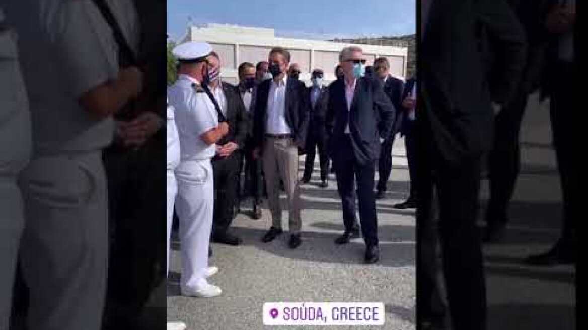 Βίντεο Μητσοτάκης από σουδα