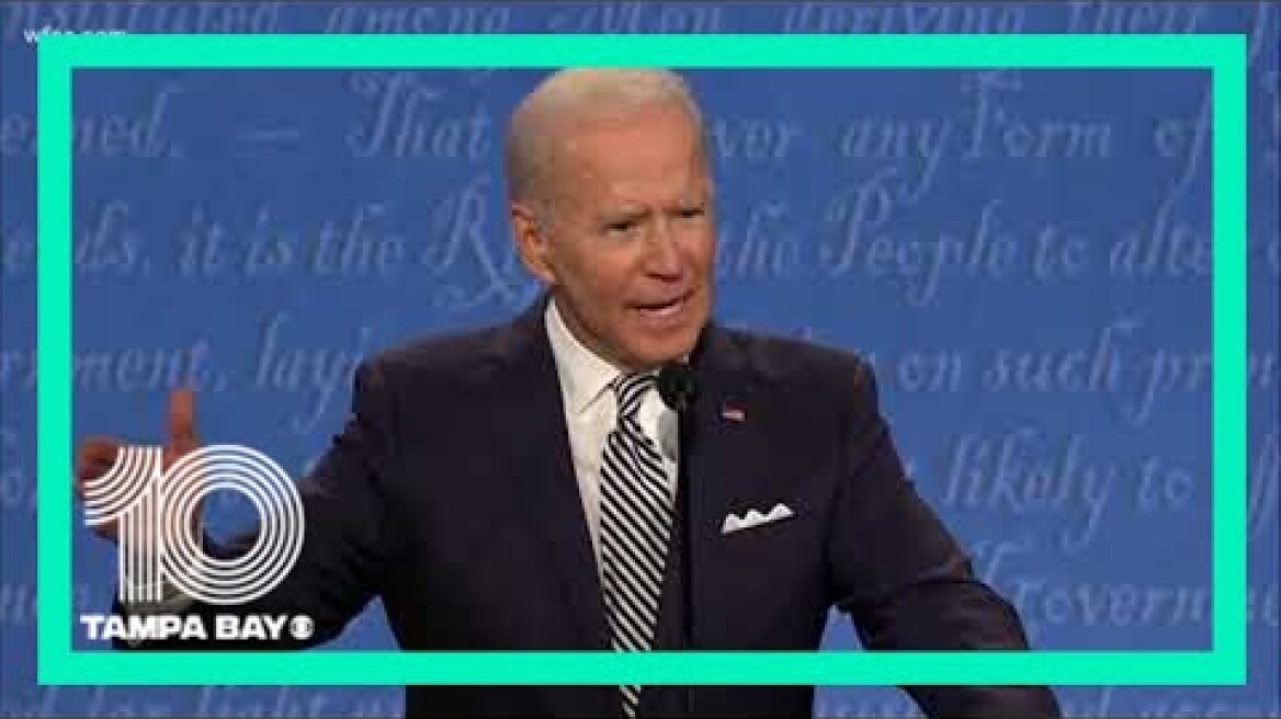 'Everybody knows he's a liar': Biden says of Trump in first debate