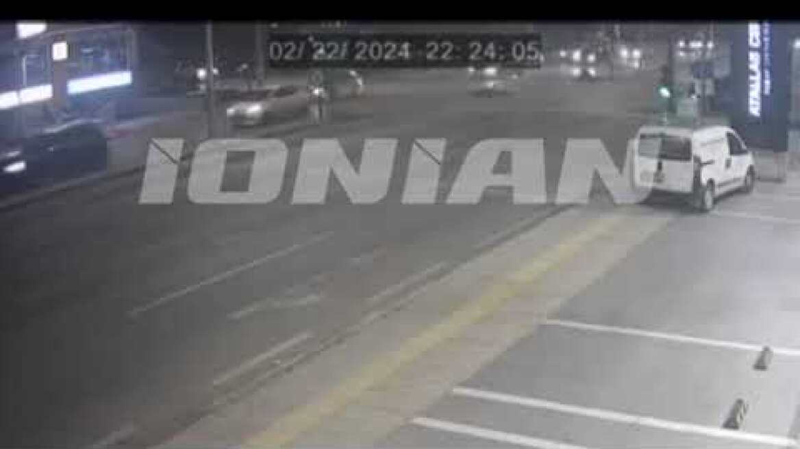 Αποκλειστικό βίντεο ντοκουμέντο από το τροχαίο δυστύχημα στην Πάτρα