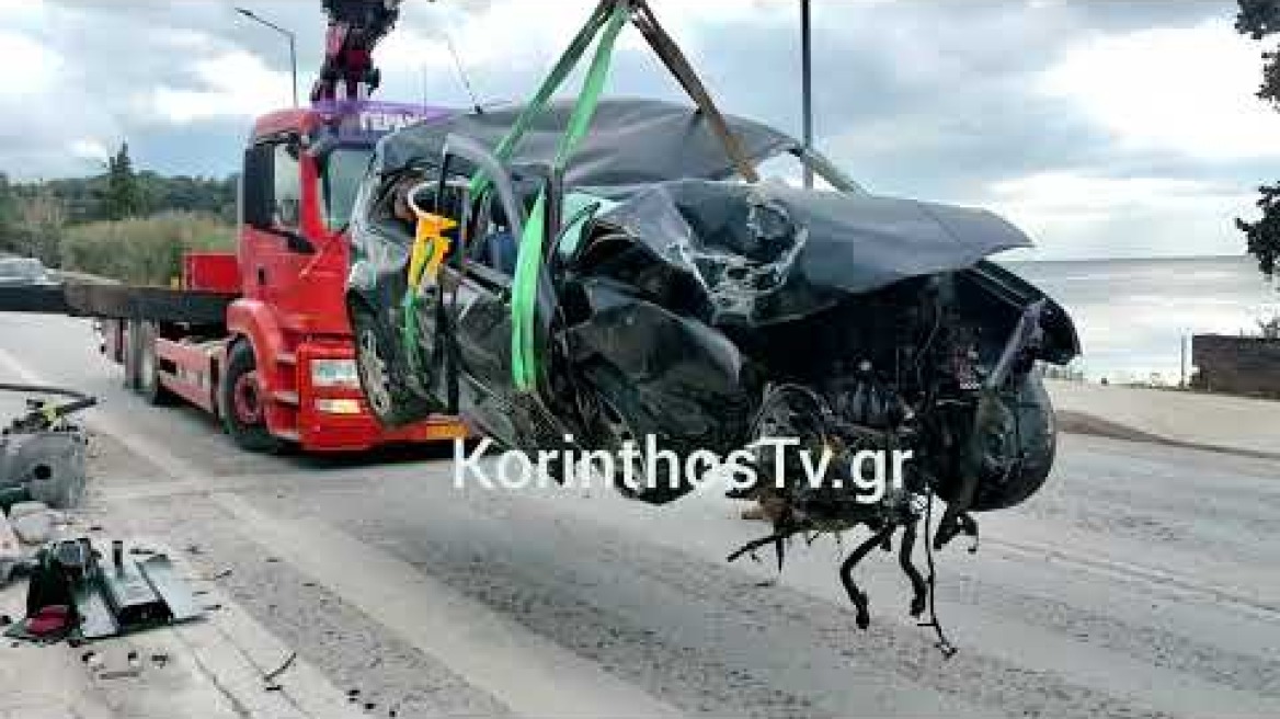 Κορινθία Σοβαρό τροχαίο με δύο τραυματίες στην Παλιά Εθνική Ισθμού Επιδαύρου