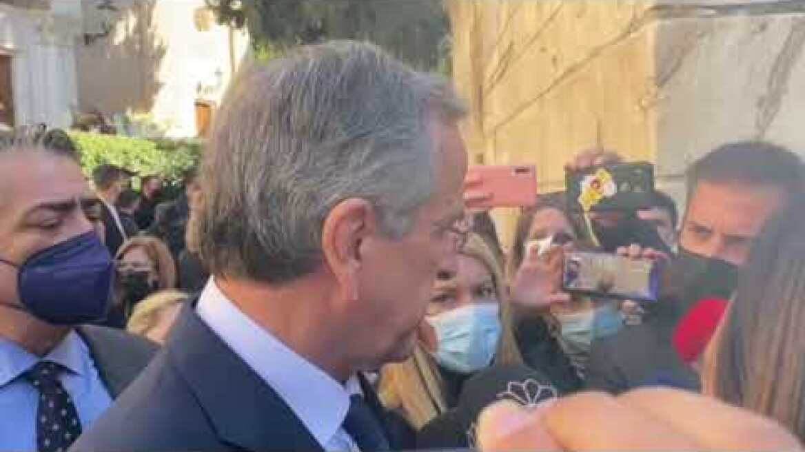 Κηδεία Φώφης Γεννηματά: Δήλωση Αντώνη Σαμαρά