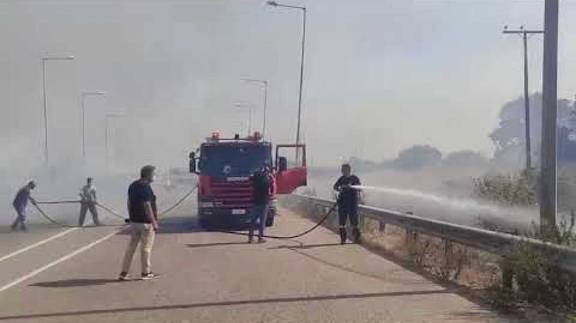 Πυρκαγιά στην Αλεξανδρούπολη