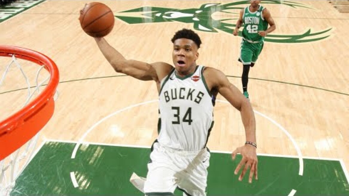 The Greek Freak's Best Dunks Of His Career | 15 Minutes Of Giannis Antetokounmpo Dunks & Poster Jams