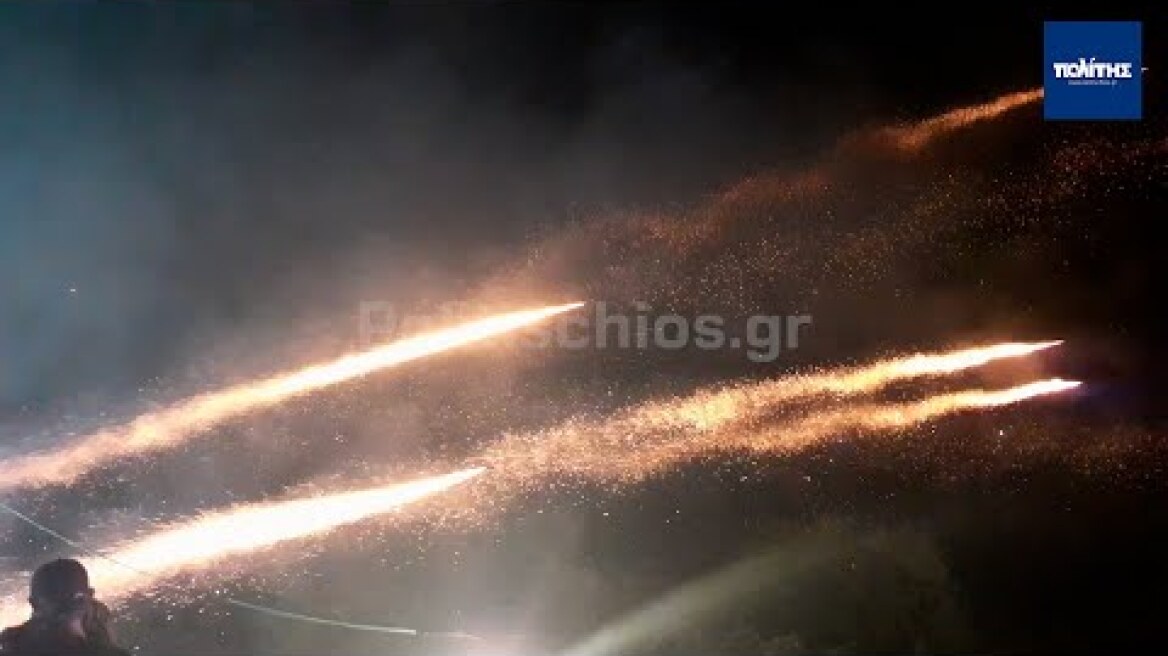 Ρουκετοπόλεμος 2022 Χίος - Rocketwar at Chios Island - Greece