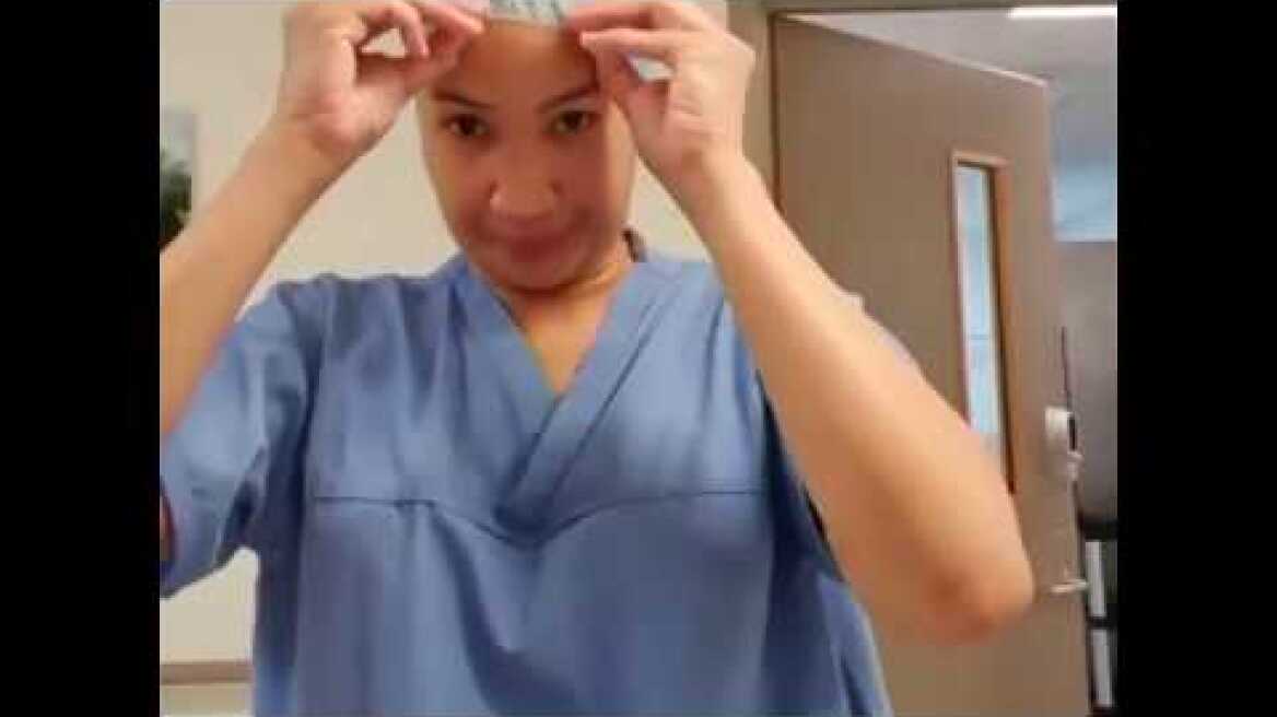 #London #Nurse shows personal protection equipment routine #UK #Whitechapel #COVID19 #Coronavirus