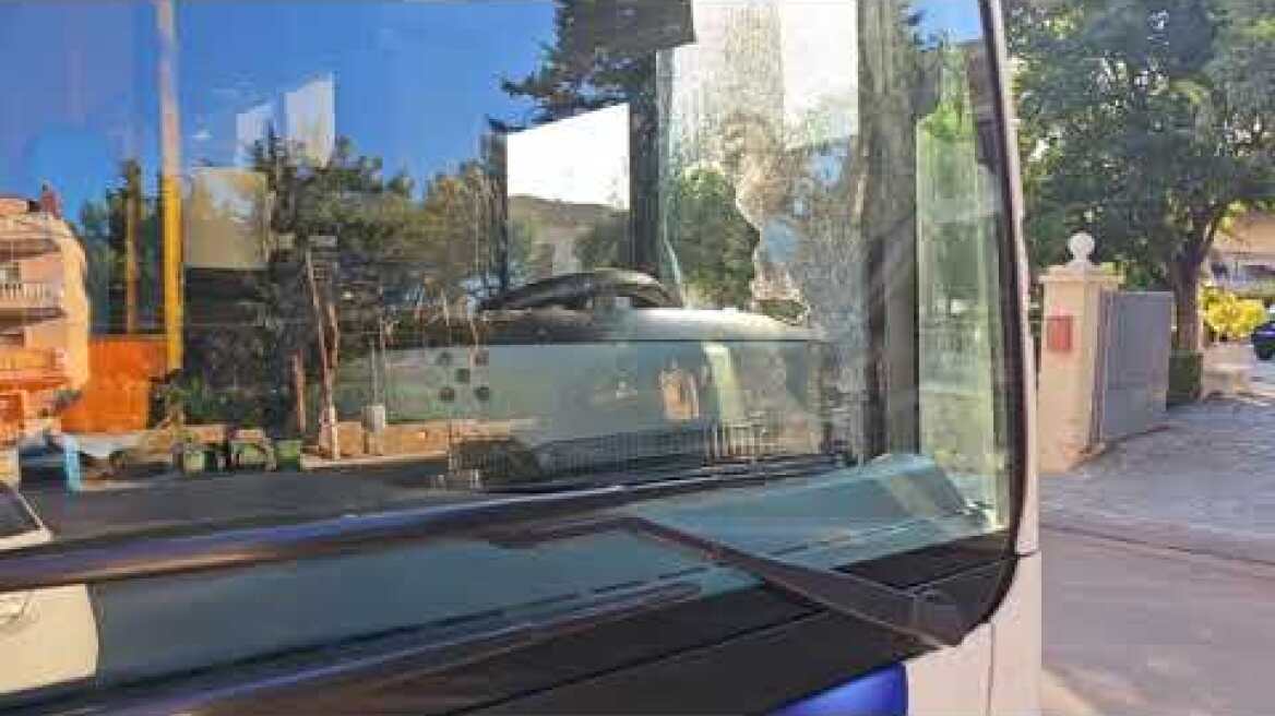 Επίθεση σε λεωφορείο του ΚΤΕΛ Ωραιόκαστρο