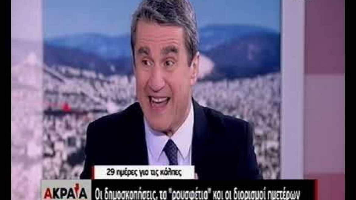 Ο Ανδρέας Λοβέρδος στον ΣΚΑΪ