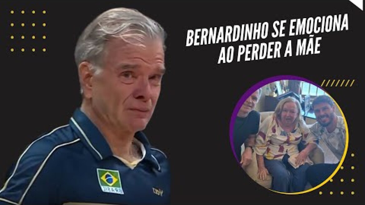 Bernardinho se emociona ao perder a mãe durante o Mundial de Vôlei 🖤
