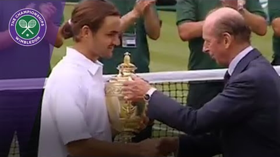 Reliving Roger Federer's eight Wimbledon wins