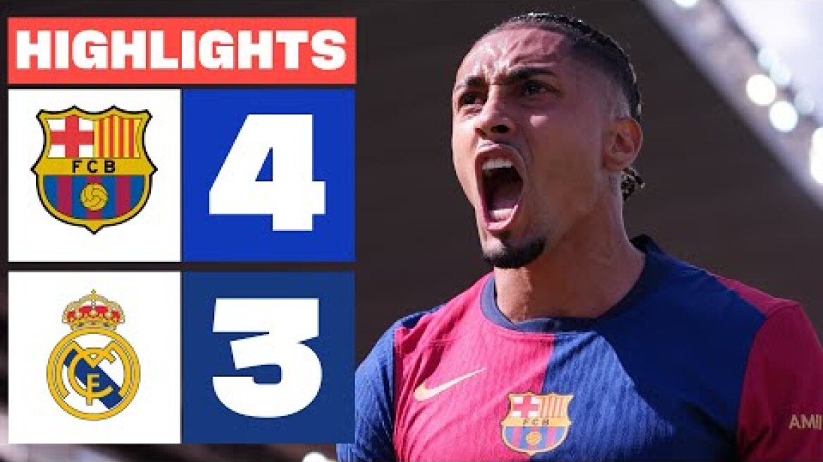 FC BARCELONA 4 - 3 REAL MADRID I RESUMEN LALIGA EA SPORTS