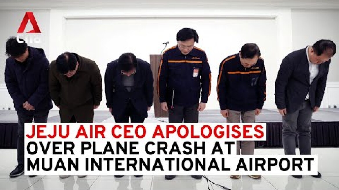 Jeju Air CEO apologises over plane crash at South Korea