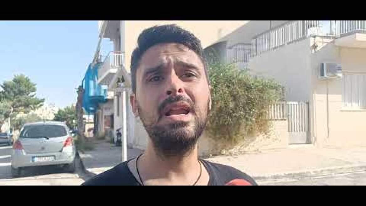 Δηλώσεις κατοίκου για τη φωτιά στο διαμέρισμα στην Ηλιούπολη