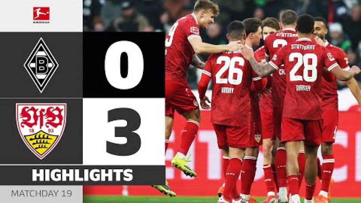 Stuttgart Confirm Champions League Ambitions! | BORUSSIA M'GLADBACH - VFB STUTTGART | Matchday 19