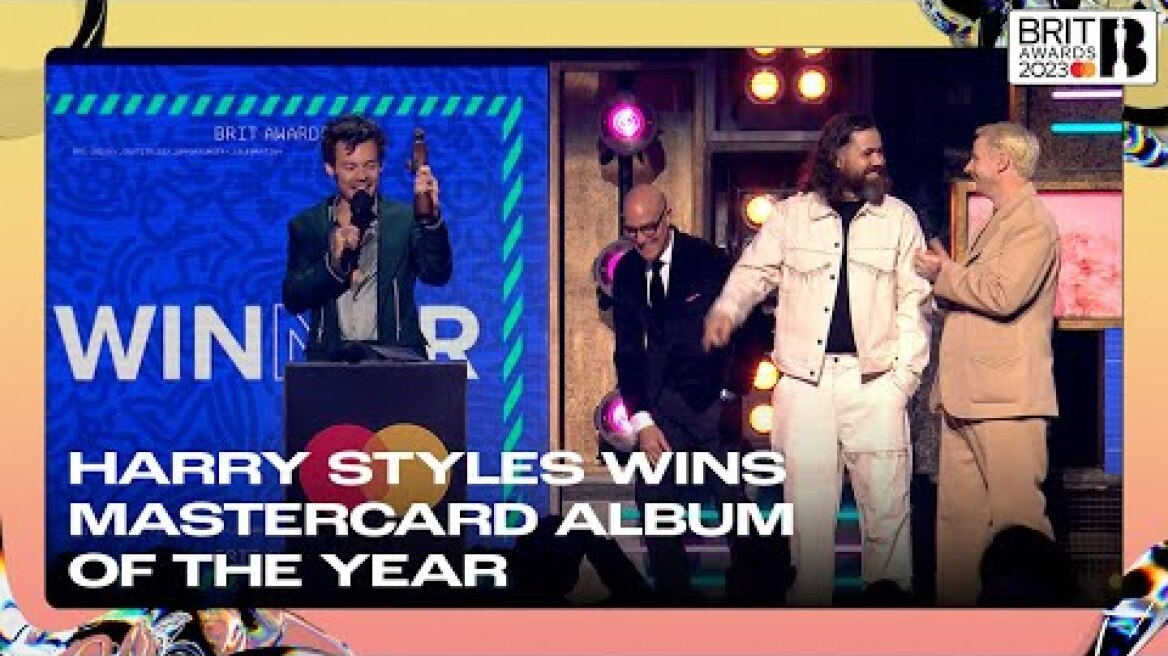 Harry Styles wins Mastercard Album of the Year | The BRIT Awards 2023