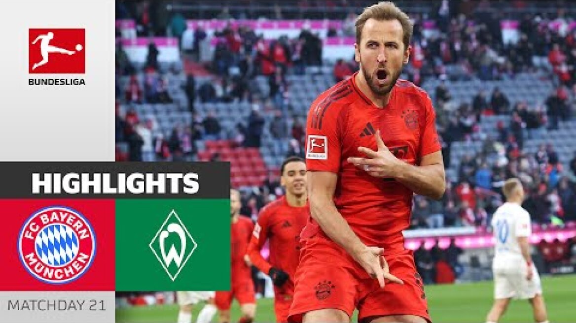Kane Paved The Way To Victory! | FC Bayern München - SV Werder Bremen 3-0 | Highlights | MD 21