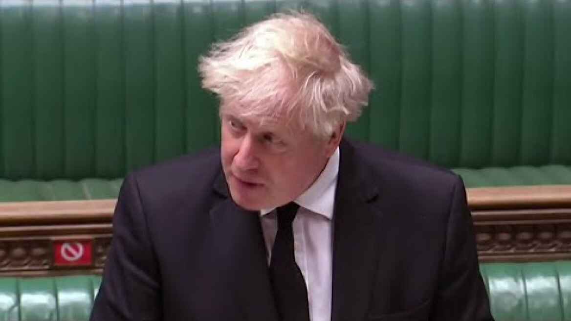 Boris Johnson pays tribute to Prince Philip in Parliament