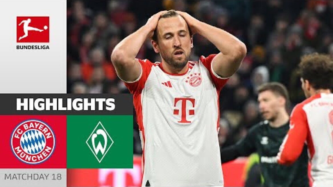 Defeated! Bayern Lose At Home! | FC Bayern - Bremen 0-1 | Highlights | Matchday 18 – Bundesliga