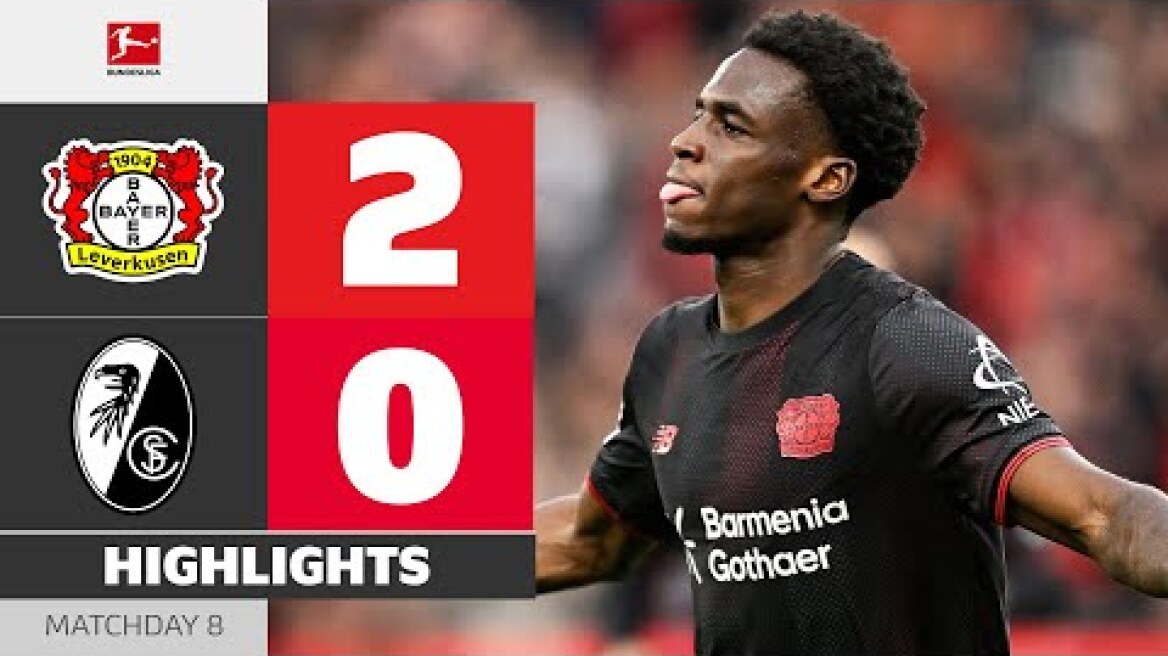 Poku Paves The Way! | BAYER 04 LEVERKUSEN - SC FREIBURG | Highlights | MD 8 – Bundesliga 2025/26