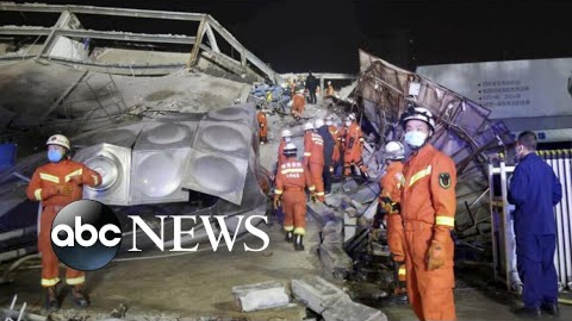 China hotel collapses with quarantined coronavirus patients inside