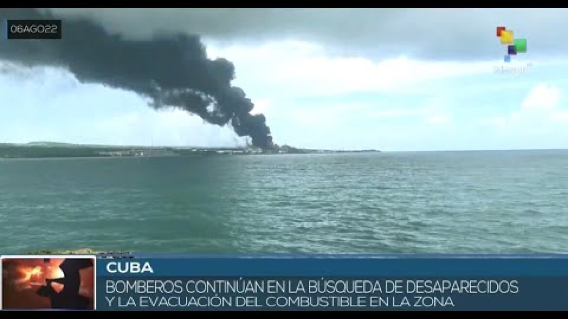 Cuba se moviliza para frenar propagación de incendio en Matanzas