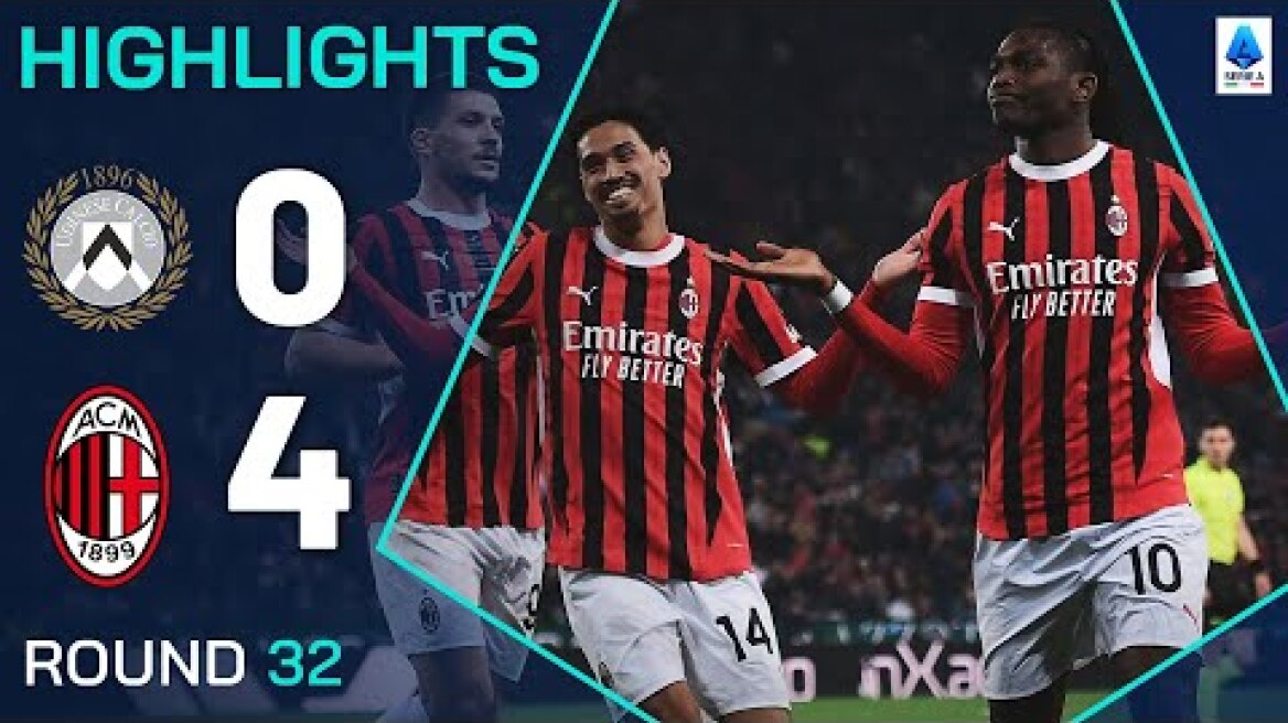 UDINESE-MILAN 0-4 | HIGHLIGHTS | Rossoneri Back to Winning Ways in Style | Serie A 2024/25