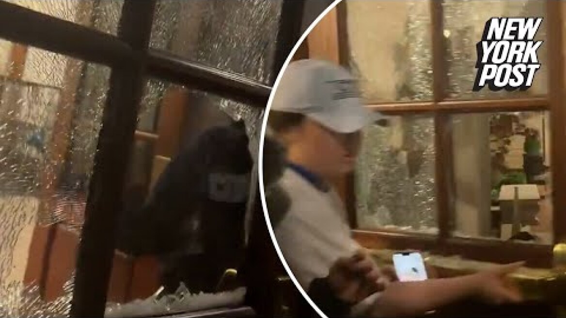 Shocking video showed anti-Israel protesters breaking into Hamilton Hall at Columbia University