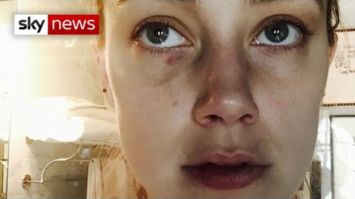 Amber Heard tells the court that Johnny Depp 'threw bottles like grenades' at her