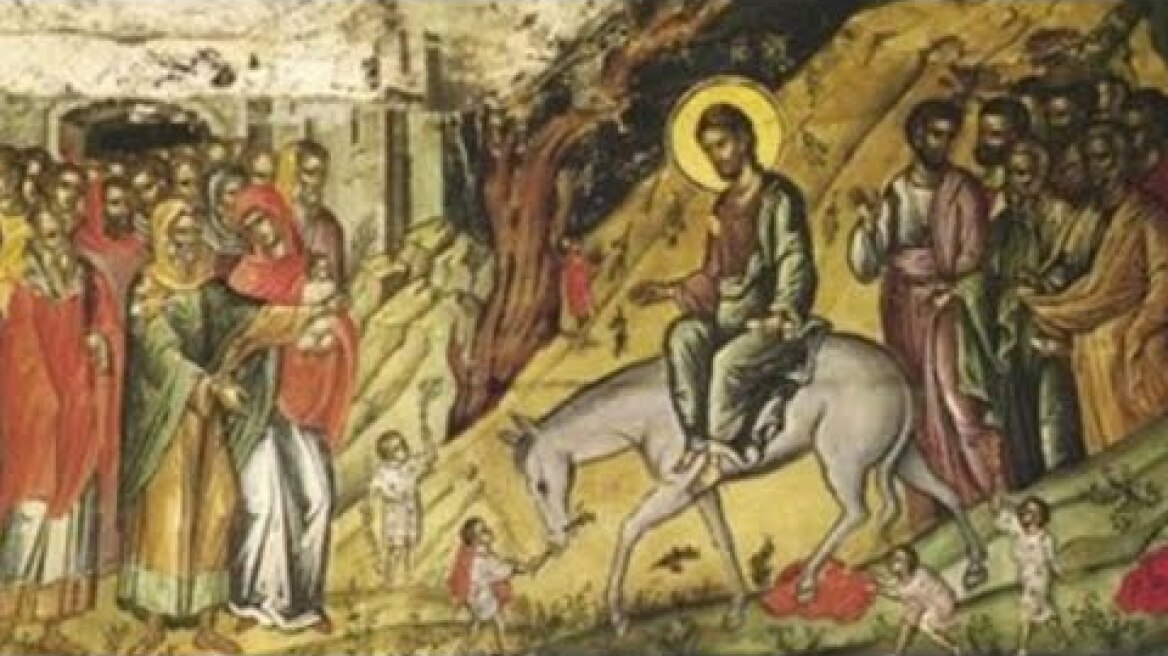 Όρθρος και Θεία Λειτουργία - Κυριακή Βαΐων - Άγιος Κωνσταντίνος Βόλου (12/4/2020)