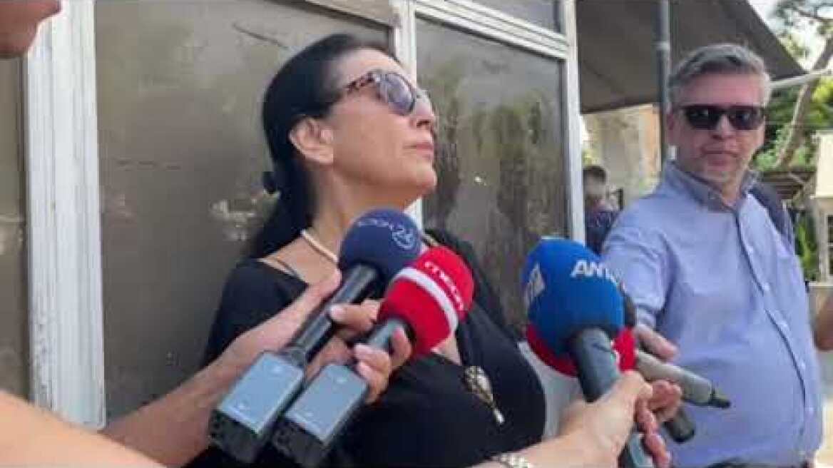 Kηδεία εντεκάχρονου γιου του Οδυσσέα Σταμούλη: δήλωση Ελένη Φιλίνη