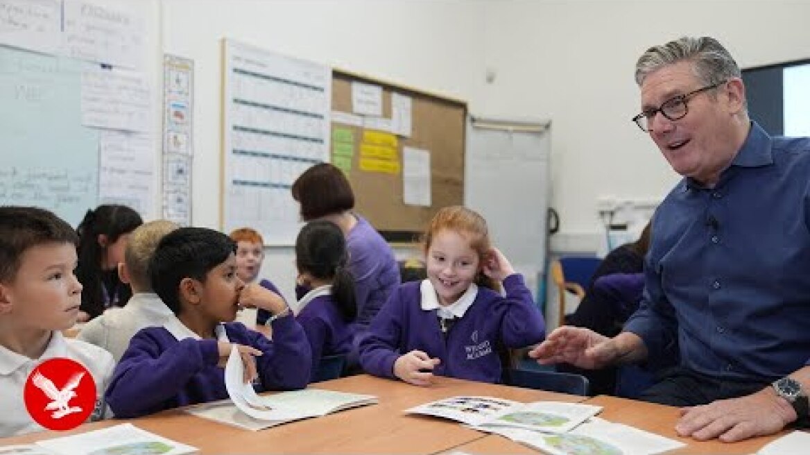 6-7: Starmer 'told off' by teacher after encouraging students to do viral trend