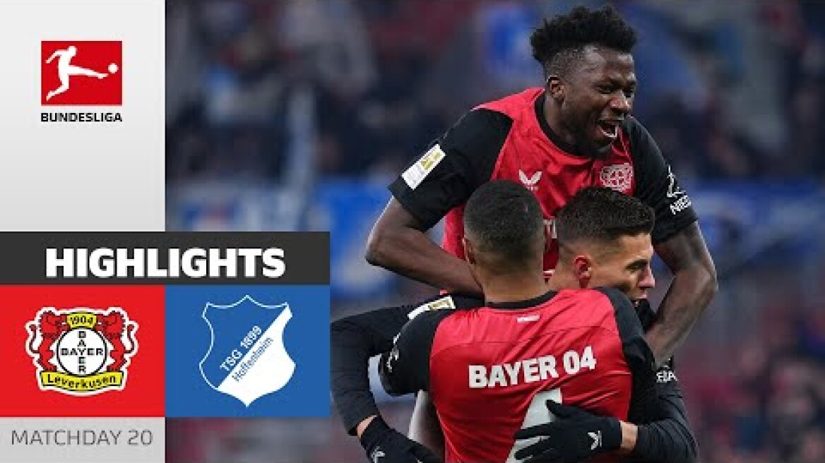 Historic Match! | Bayer 04 Leverkusen - TSG Hoffenheim 3-1 | Highlights | MD 20 – Bundesliga 2024/25