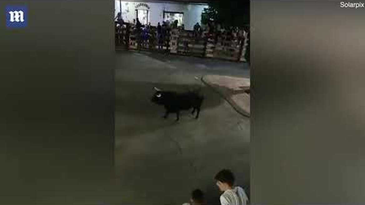 Bull runner fails to escape moments before being fatally gored