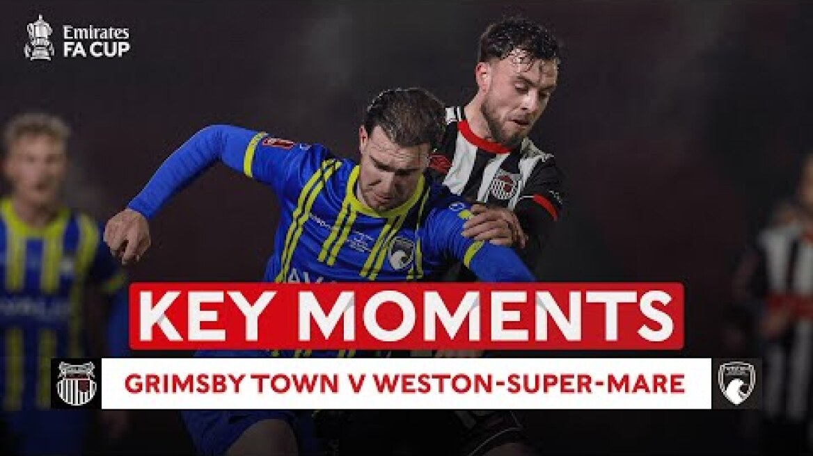 Grimsby v Weston Super Mare | Key Moments | Third Round | Emirates FA Cup 2025-26