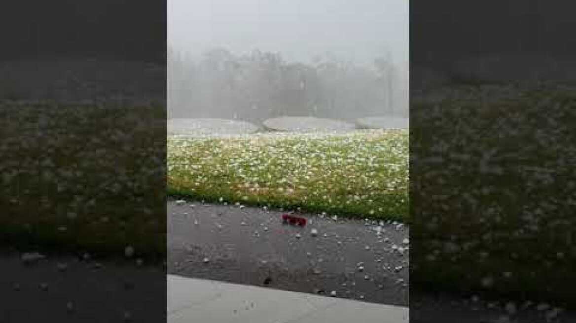 2019 Hail nightmare in Palmview QLD Australia