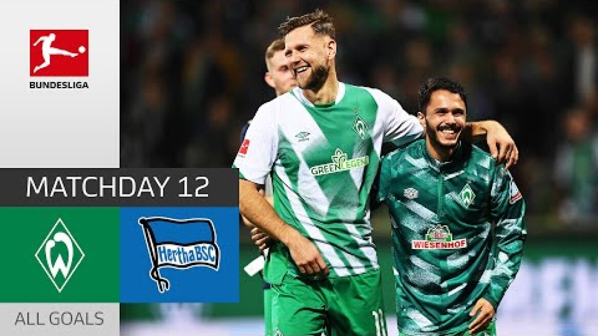 Werder Bremen - Hertha Berlin 1-0 | Highlights | Matchday 12 – Bundesliga 2022/23
