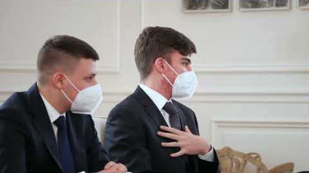 Συνάντηση με μαθητές Β' Λυκείου - Παγκόσμιος διαγωνισμός ρομποτικής 07022022