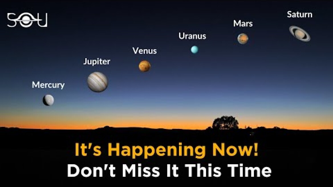 Look Up! A Rare Planetary Alignment is Taking Place Right Now