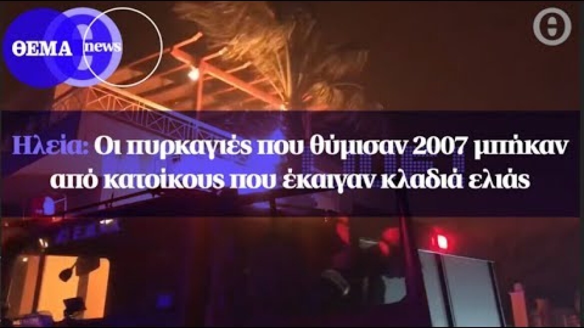 Ηλεία: Οι πυρκαγιές που θύμισαν 2007 μπήκαν από κατοίκους που έκαιγαν κλαδιά ελιάς