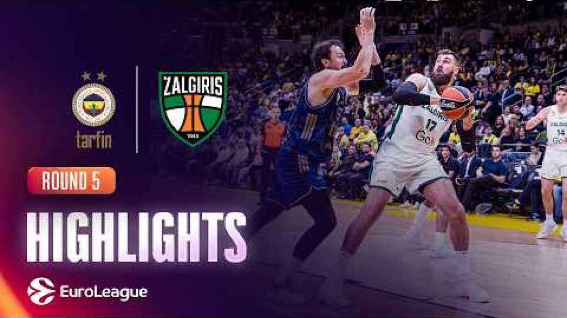 Fenerbahce Tarfin - Zalgiris Kaunas | R5 Basketball Highlights 2026-27