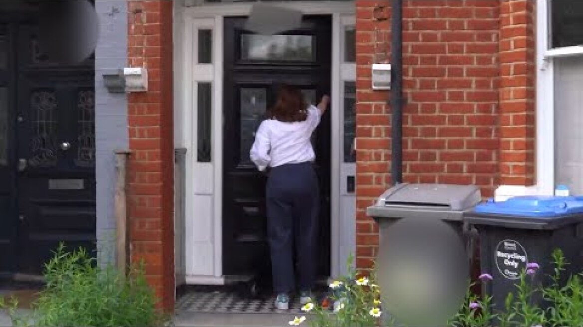 Matt Hancock's wife returns home as Health Secretary pictured embracing aide