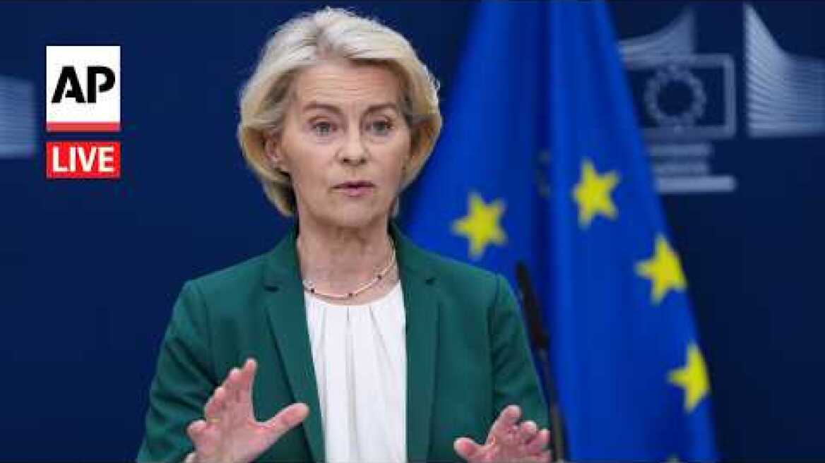 LIVE: EU chief Ursula von der Leyen delivers State of the Union address