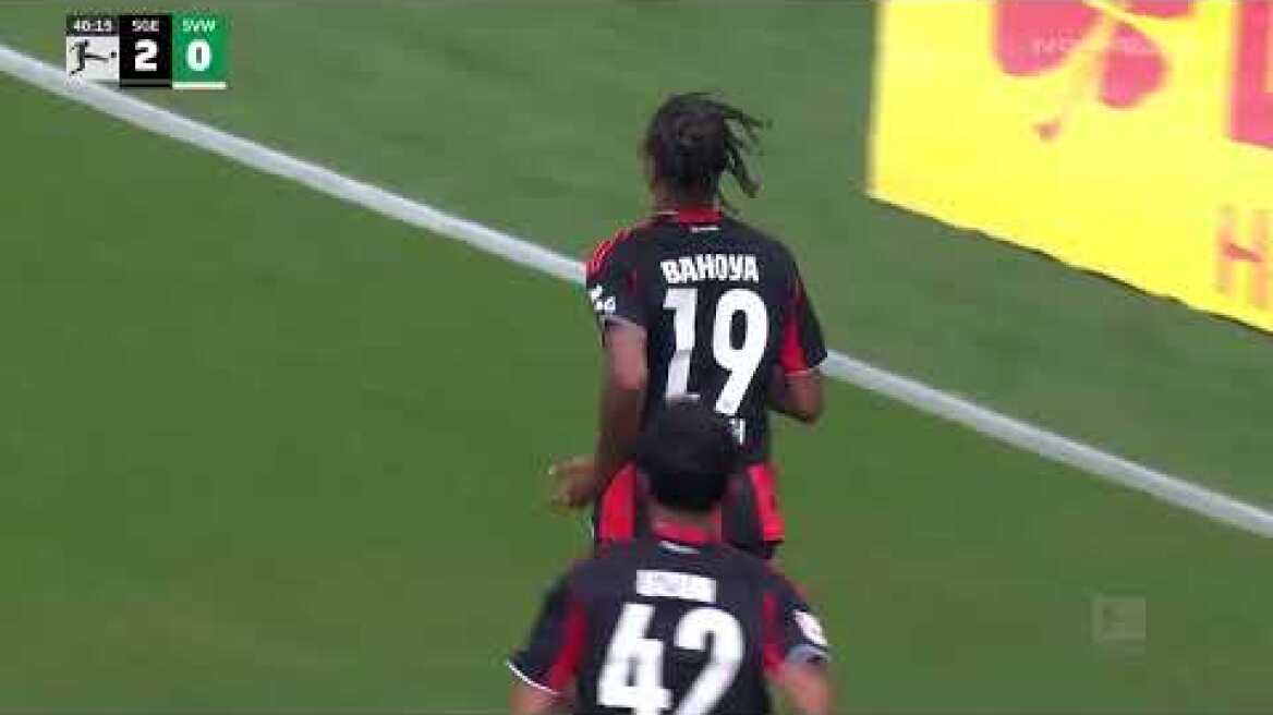 Άιντραχτ Φρανκφούρτης - Βέρντερ Βρέμης: 4-1 (MD 1, 23/8/25)