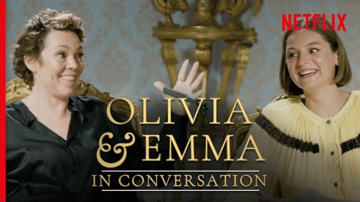 The Queen Meets Diana - Olivia Colman and Emma Corrin | The Crown