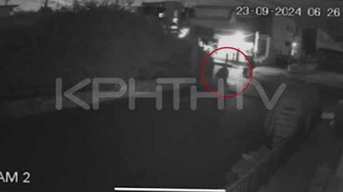 Συγκλονιστικό βίντεο από την παράσυρση του 75χρονου τουρίστα στο Ρέθυμνο