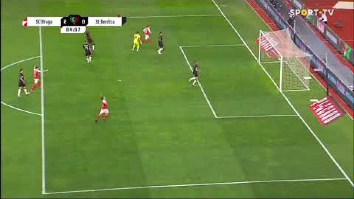 Goal | Golo Ricardo Horta: SC Braga (2)-0 Benfica (Taça da Portugal 20/21)