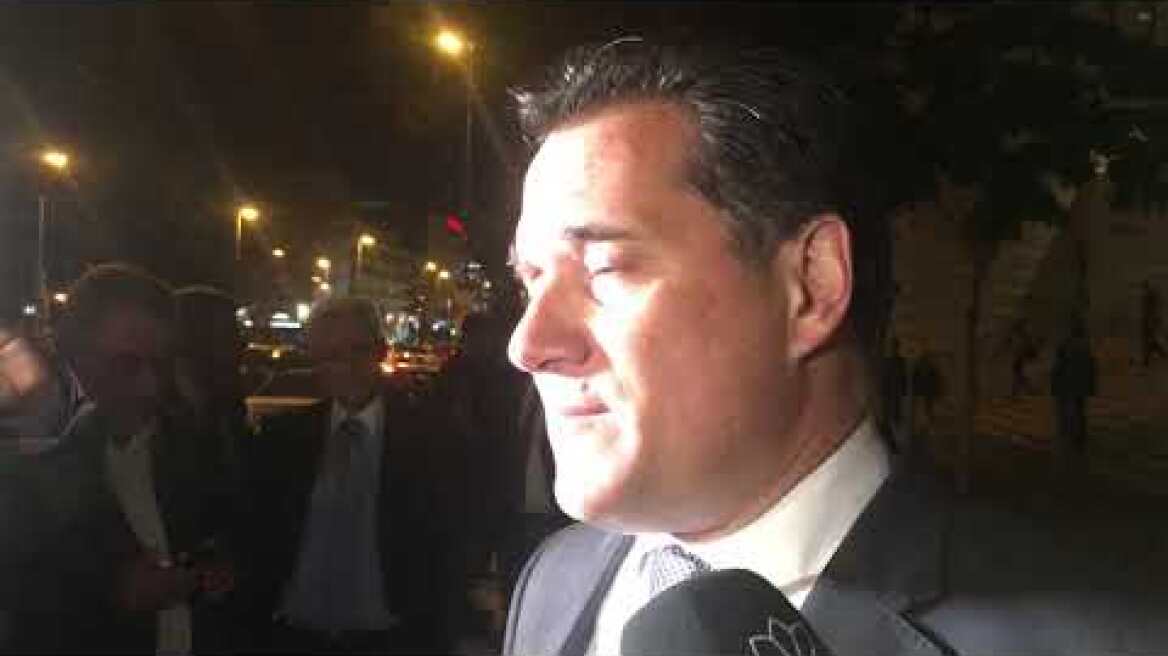 Δηλώσεις Άδωνι Γεωργιάδη για την επίθεση