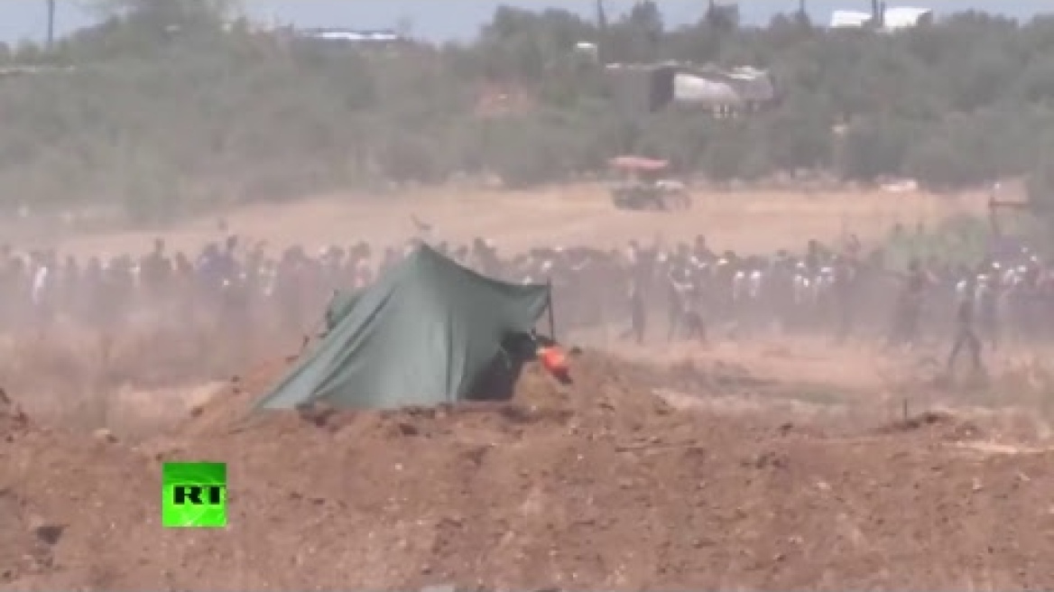 Protestas y enfrentamientos en Gaza antes de la apertura de la Embajada de EE.UU. en Jerusalén