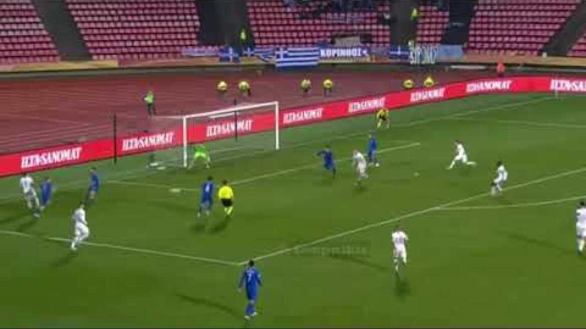 Φινλανδία - Ελλάδα 2-0 Τα γκολ {15.10.2018}