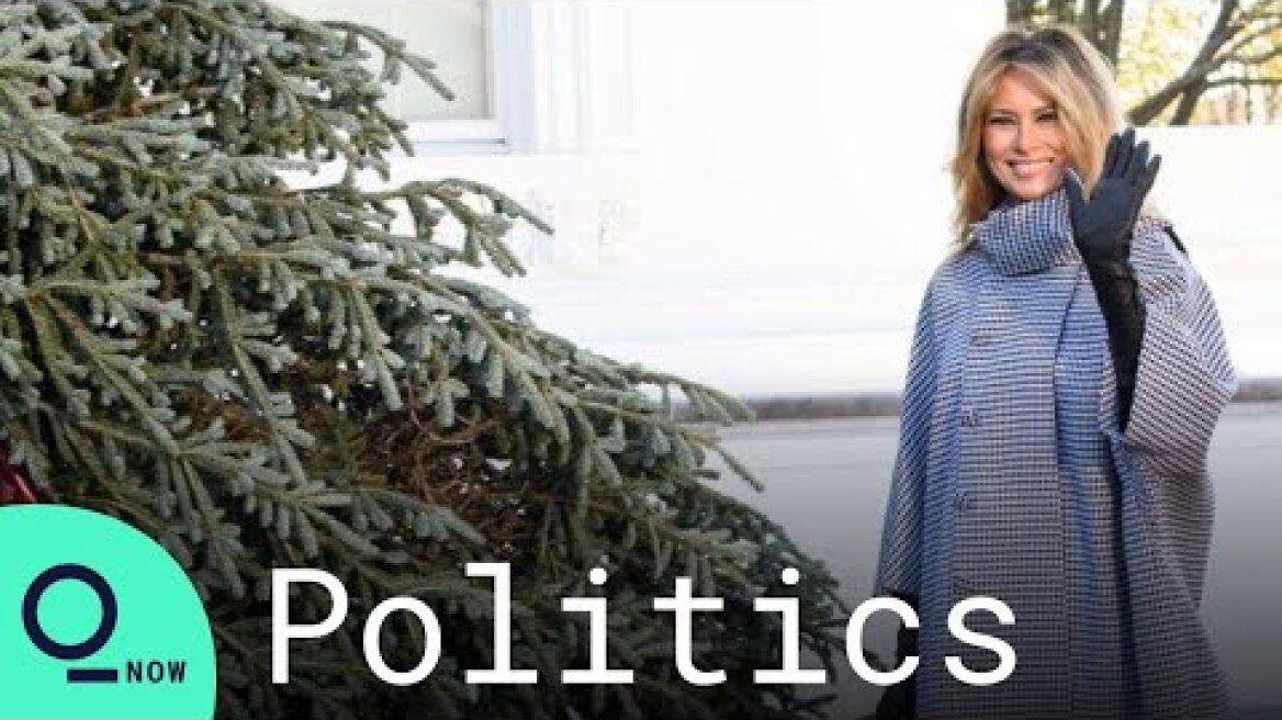 First Lady Melania Trump Receives 2020 White House Christmas Tree