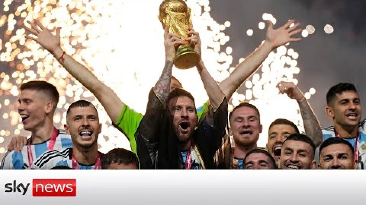 World Cup champions Argentina arrive home